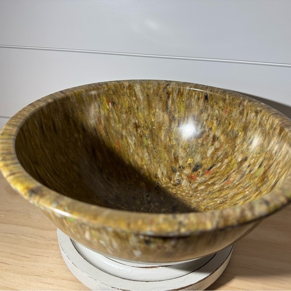 Vintage 118 - B3 10” Texasware Brown Confetti Mixing Bowl Melamine - Picture 2 of 4